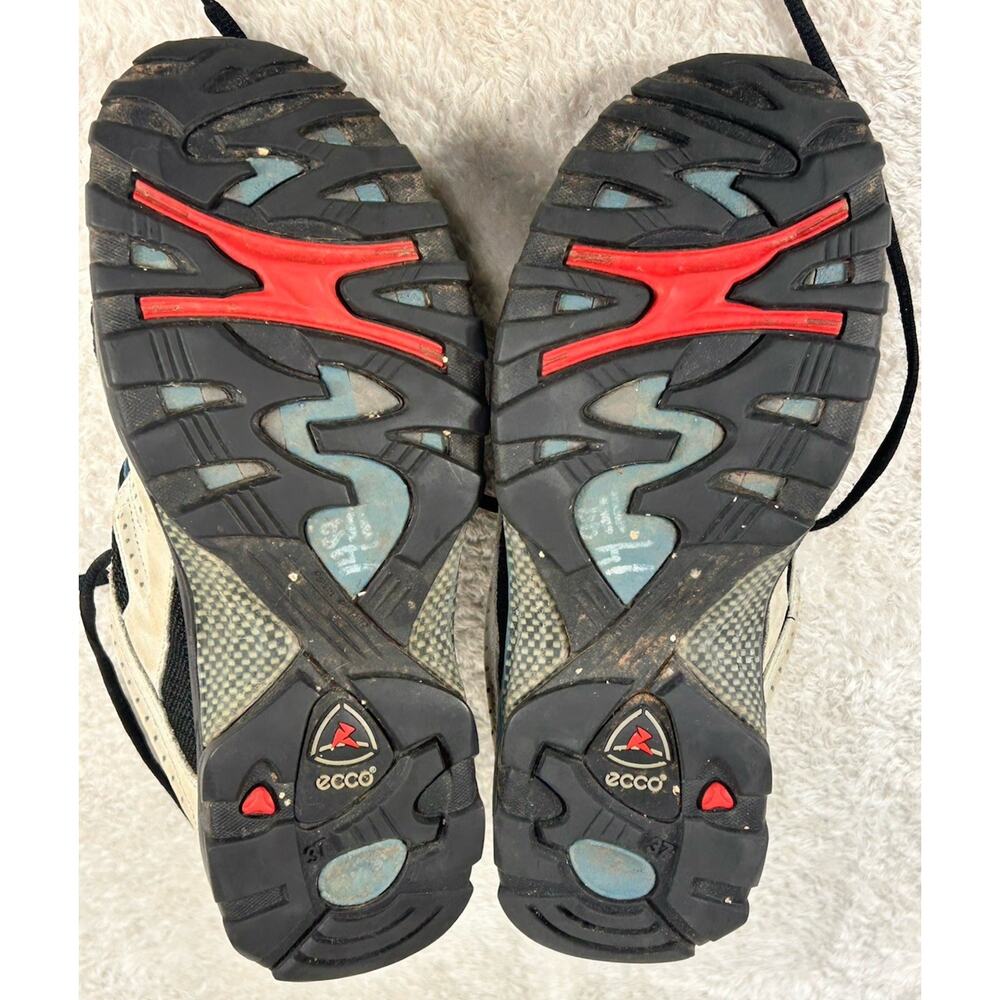 Ecco Beige and Black Athletic Hiking Shoes - Picture 6 of 8